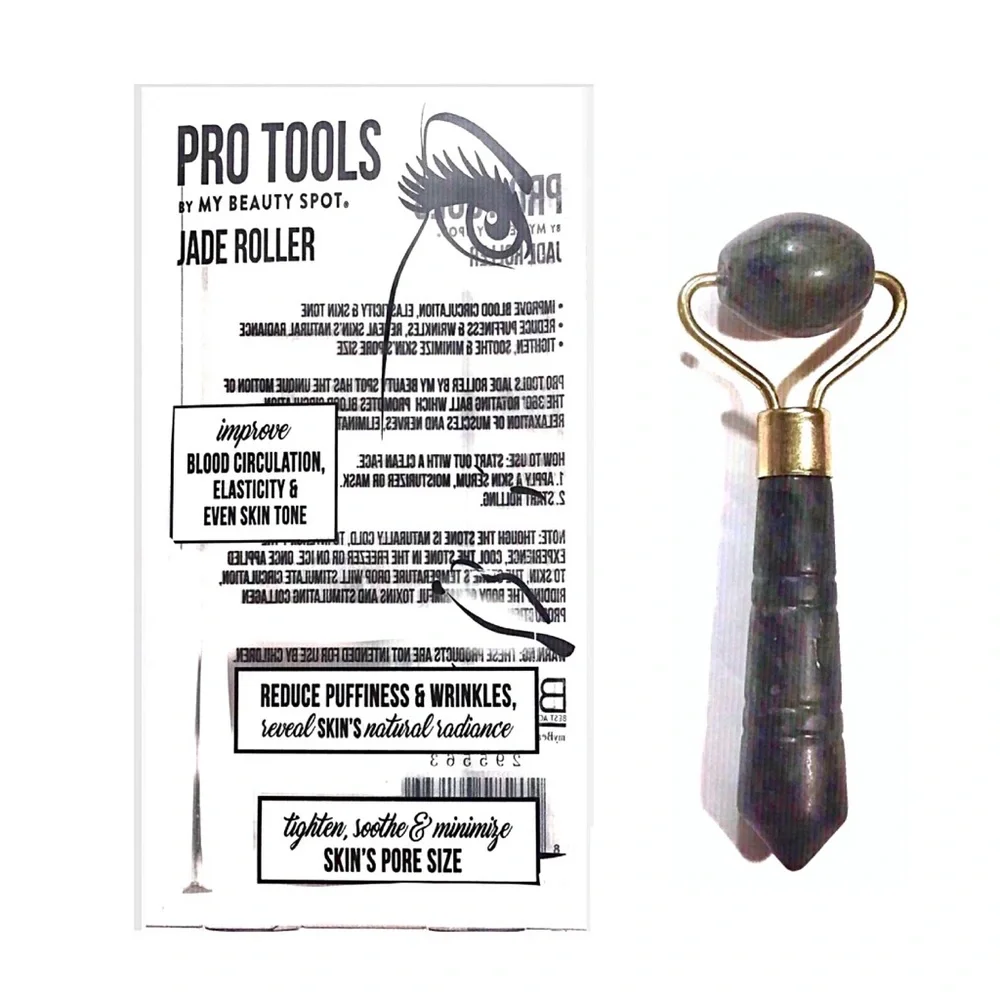 New Pro Tools Jade Stone Roller with Rotating Ball